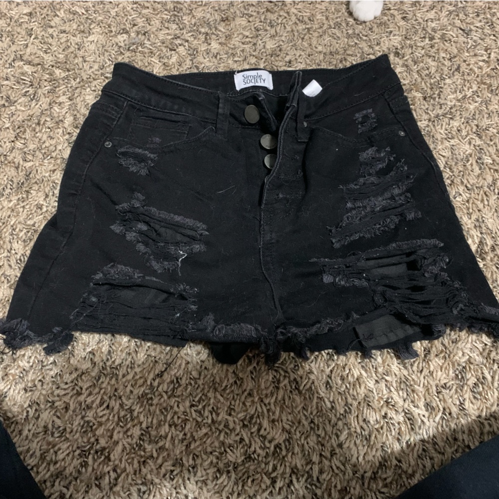 Black shorts